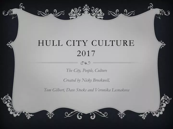 hull city culture 2017