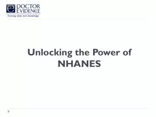 Unlocking the Power of NHANES