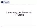 Unlocking the Power of NHANES - slide 1