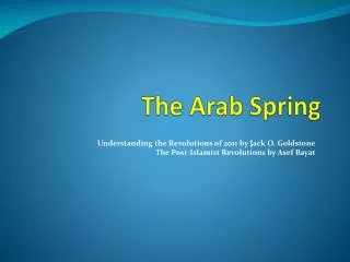 The Arab Spring