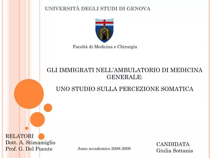 universit degli studi di genova