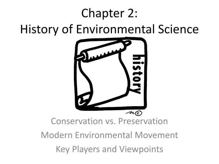 chapter 2 history of environmental science