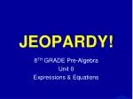 JEOPARDY! - slide 1