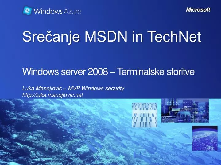 windows server 2008 terminalske storitve