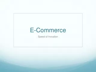 e commerce