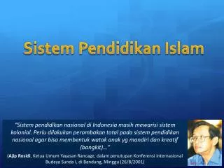 PPT - Pola Pendidikan Islam Dalam Pendidikan Anak PowerPoint ...