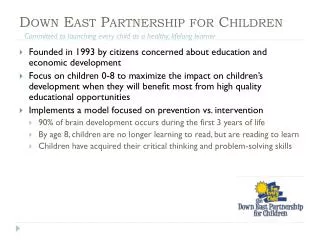 Down East Partnership for Children