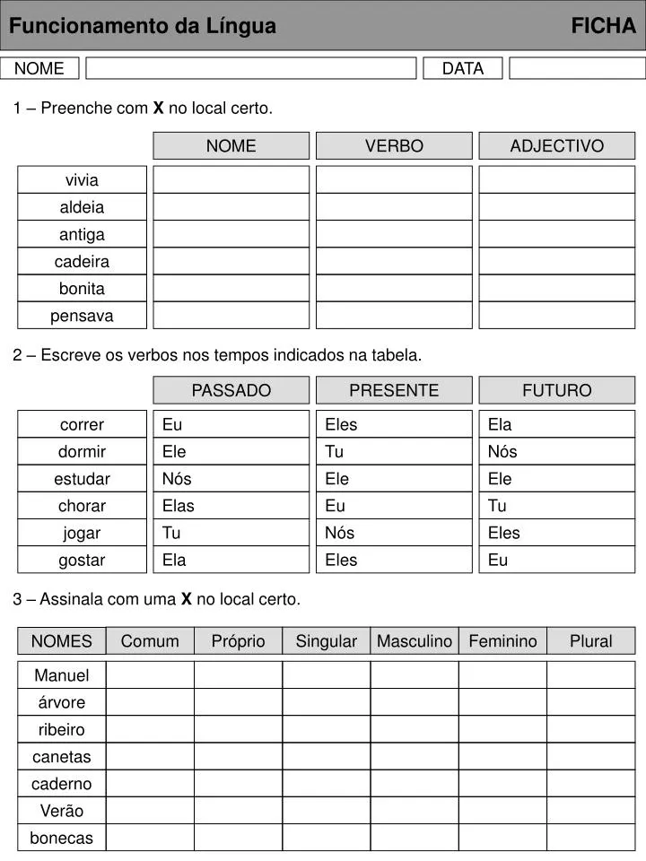 Soltando o Verbo, PDF, Tempo gramatical