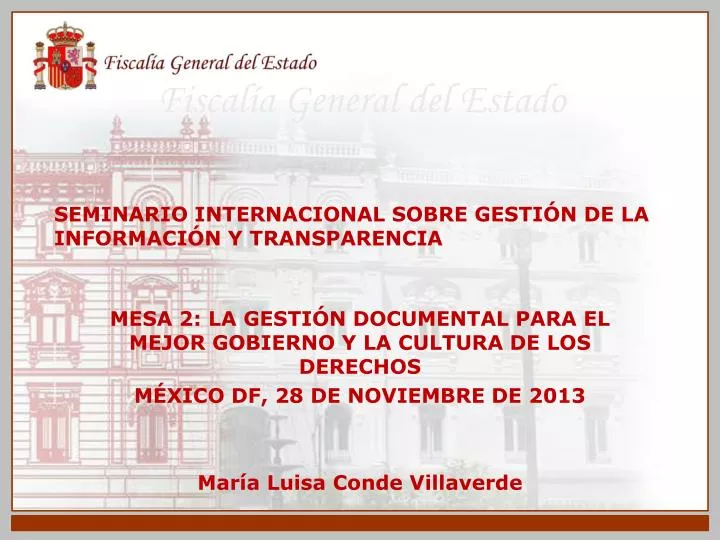 seminario internacional sobre gesti n de la informaci n y transparencia