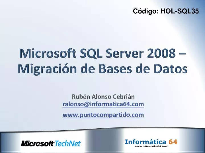 microsoft sql server 2008 migraci n de bases de datos