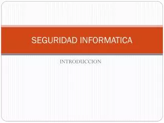 seguridad informatica