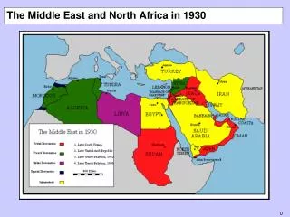 The Middle East and North Africa in 1930