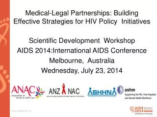 Medical-Legal Partnerships: Building Effective Strategies for HIV Policy Initiatives