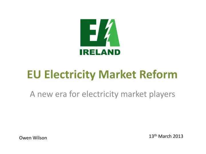eu electricity market reform