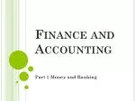 Finance and Accounting - slide 1