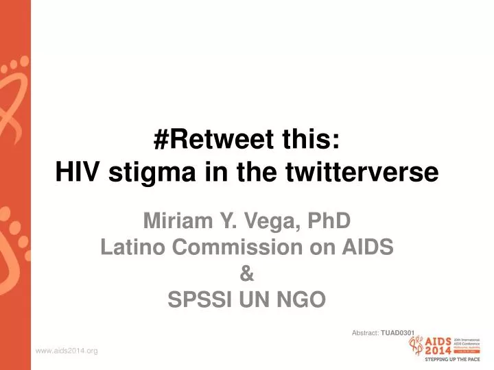 retweet this hiv stigma in the twitterverse
