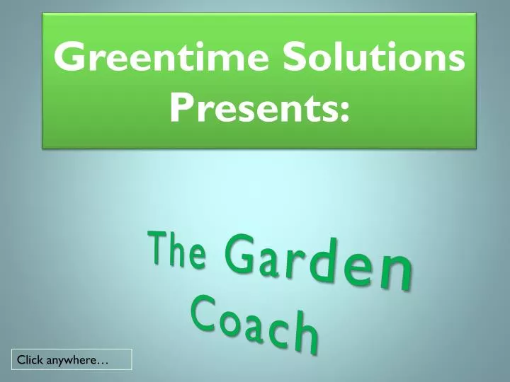greentime solutions presents