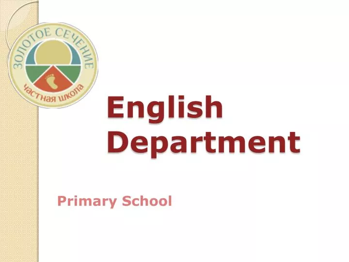 english department