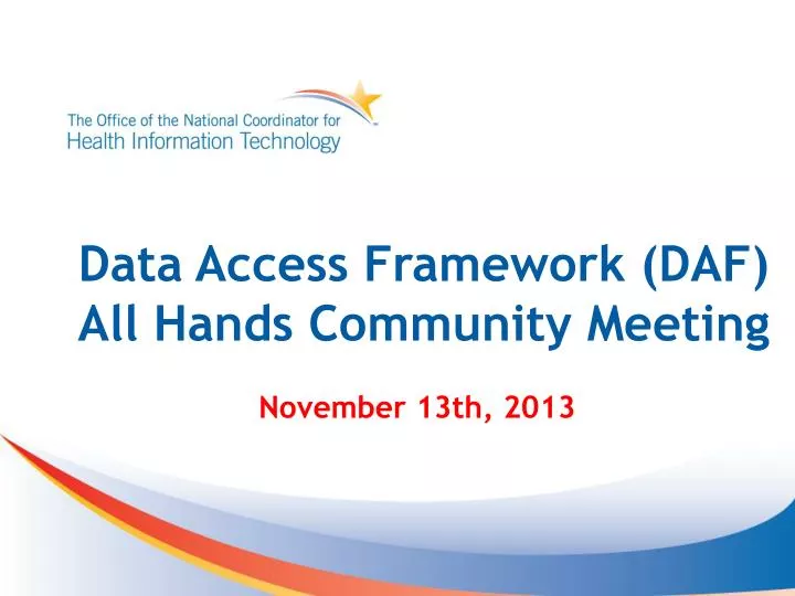 data access framework daf all hands community meeting