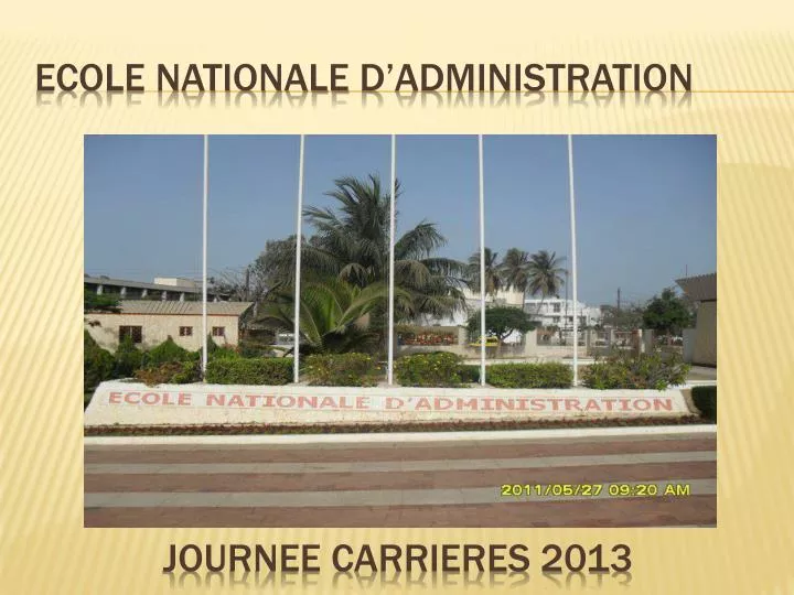 ecole nationale d administration