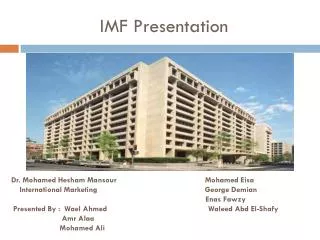 IMF Presentation