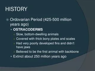 history