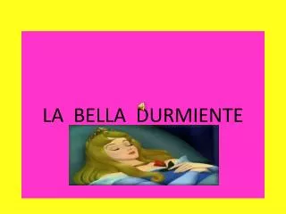 la bella durmiente