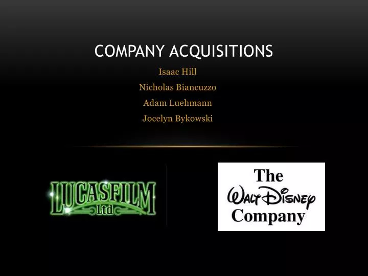 company acquisitions