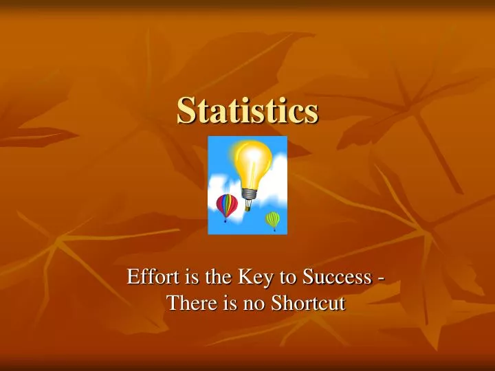 statistics