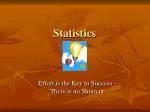 Statistics - slide 1