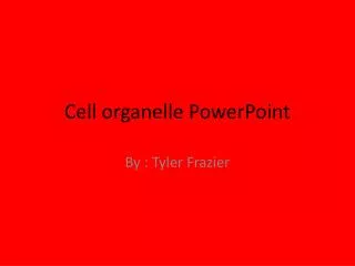 Cell organelle PowerPoint