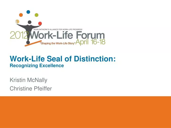 work life seal of distinction recognizing excellence