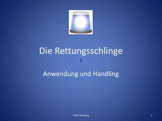 die rettungsschlinge