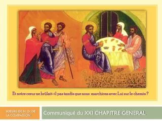communiqu du xxi chapitre general
