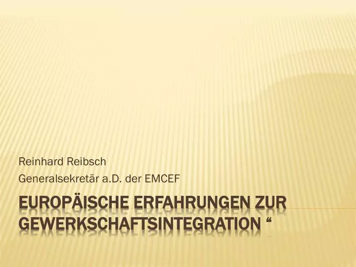 reinhard reibsch generalsekret r a d der emcef