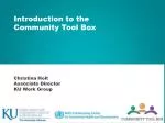 Empowering Communities to Create Change: The Community Tool Box - slide 1