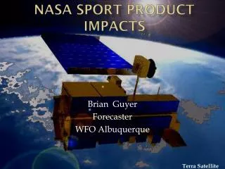 nasa sport product impacts