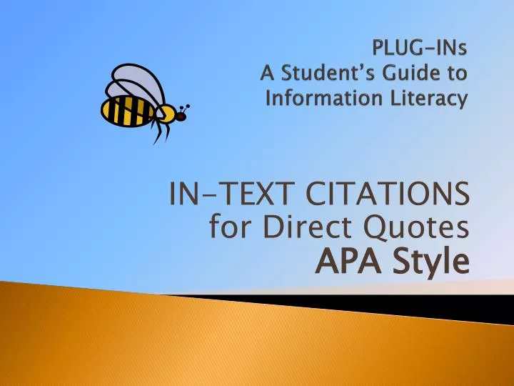 plug ins a student s guide to information literacy