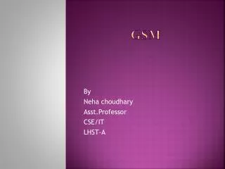 GSM