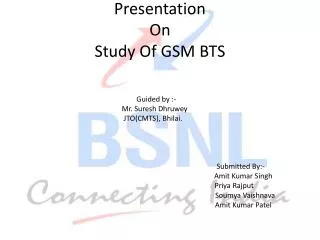 Presentation On Study Of GSM BTS
