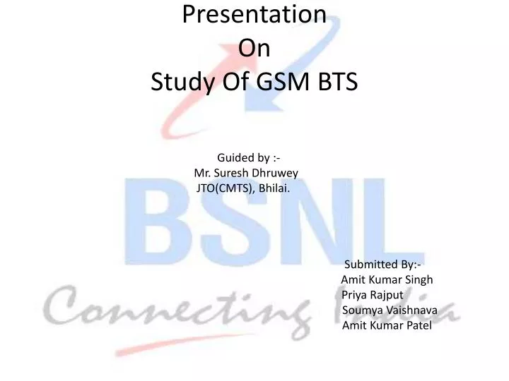 presentation on study of gsm bts