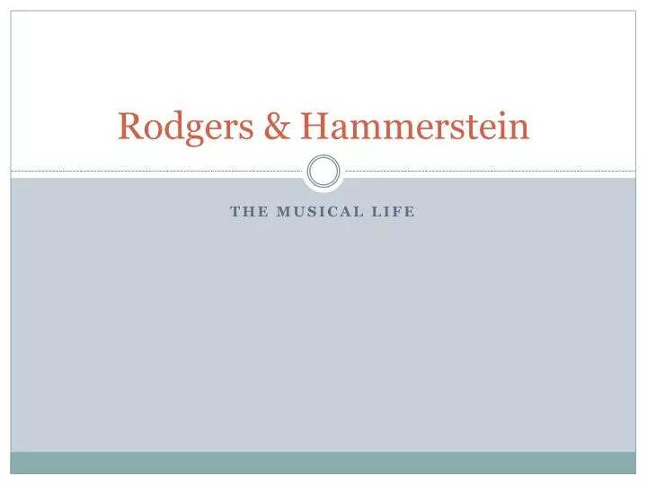 rodgers hammerstein