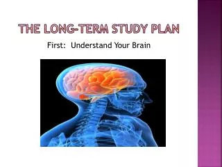 The Long-term Study Plan
