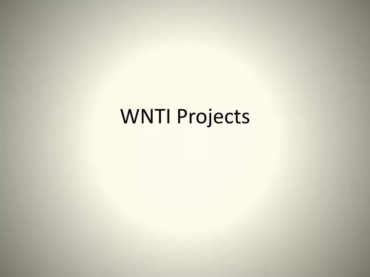 wnti projects