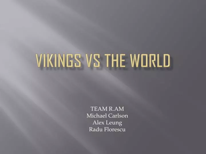 vikings vs the world