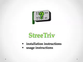 installation instructions usage instructions