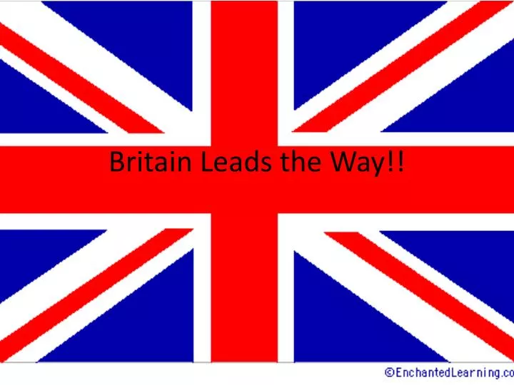 britain leads the way