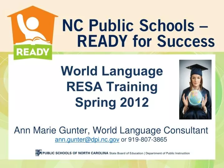 world language resa training spring 2012