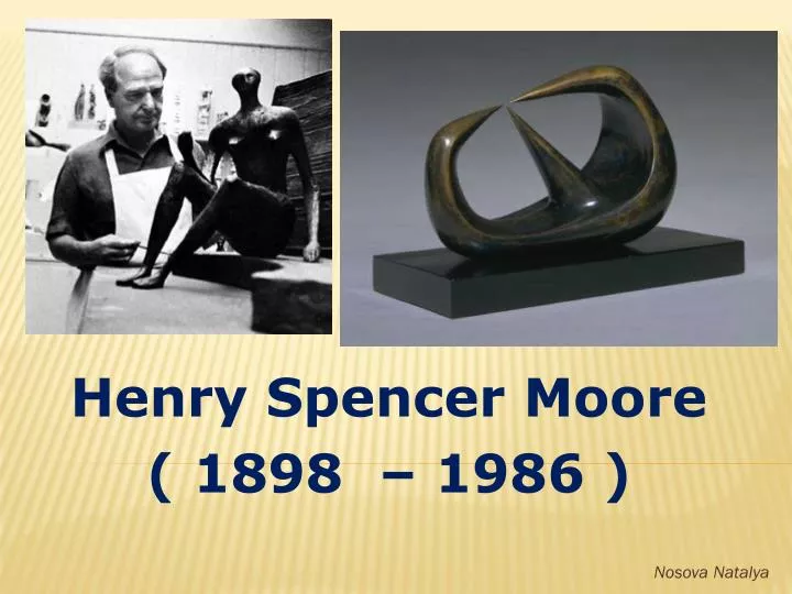 henry spencer moore 1898 1986