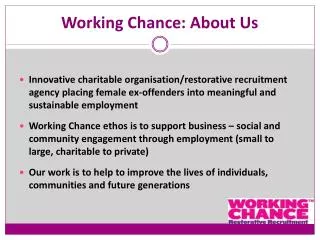 Working Chance: About Us